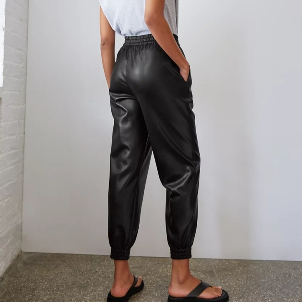 Aritzia Sleek Black Joggers